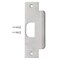 Brinks Commercial Brinks Satin Stainless Steel Latch Strike 1 pk BC41012 - alternate 2